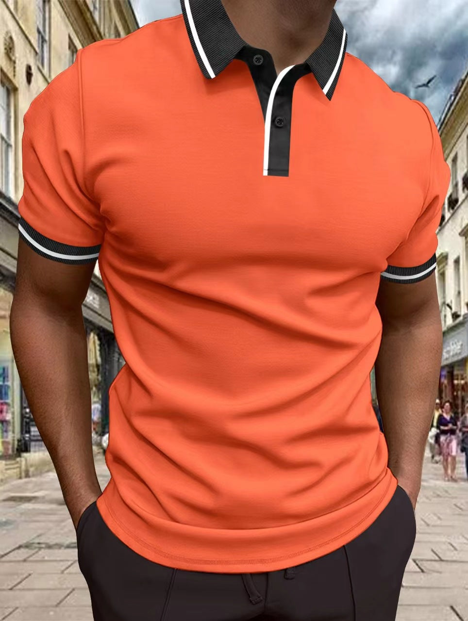 Cherry Collared Short Sleeve Shirt